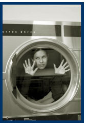 Lucinda was a dreamer. She was also stuck in a clothes dryer.