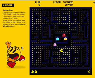 Play custom Fresh Flesh Pac-Man maze