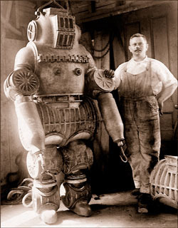 Dr. Malifico and his home-made robot