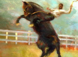 Jockey Isaac Murphy as a boy