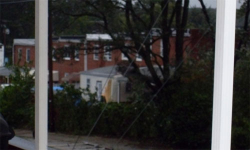 Hurricane Irene falling trees in Essex