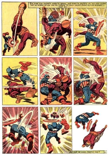 Captain America vs Batroc the Leaper by Jack Kirby