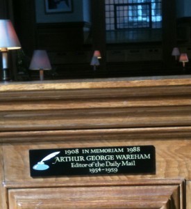 St Brides pew
