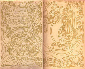 Endpapers of the original run of books in the ...