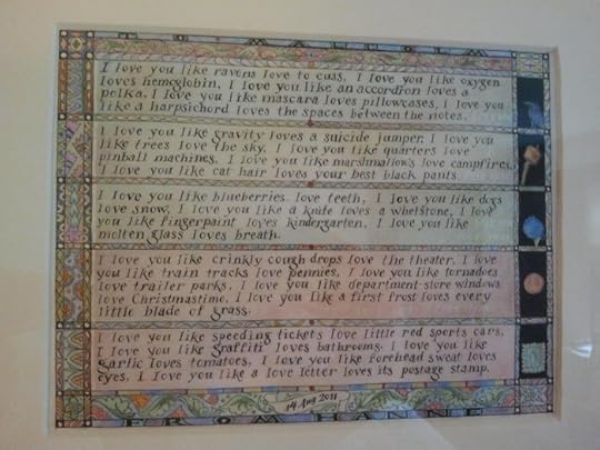 I love you like ravens love to cuss.