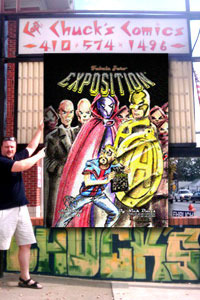 Fabula Zero Exposition at Chucks Comics