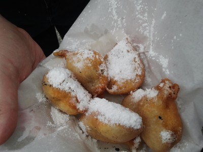 deep fried sandwich cookies at the Maryland state fair