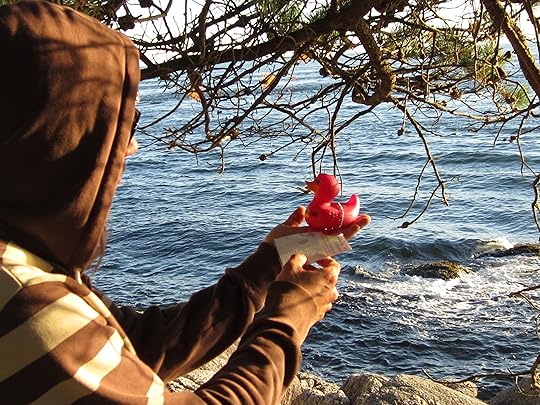 geocaching, Strait of Georgia, Lighthouse Park, Daisy Duck