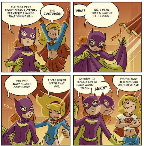 Mark Maihack - Batgirl & Supergirl Worlds Finest