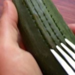 Cucumber Salad - make it pretty