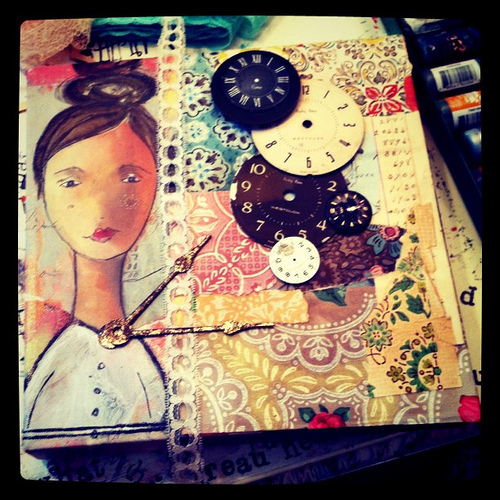 My current view (painting in progress )