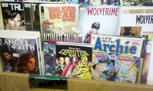 Fabula Exposition on the comic book rack