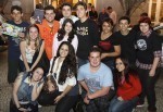 My fans outside my hotel in Rio