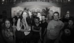My fans outside my hotel in Rio