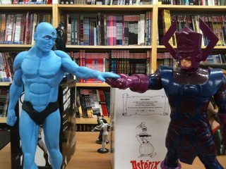 Doctor Manhattan and Galactus, together at last.