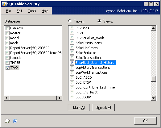 SmartList Builder - Create Historical Transactions SmartList