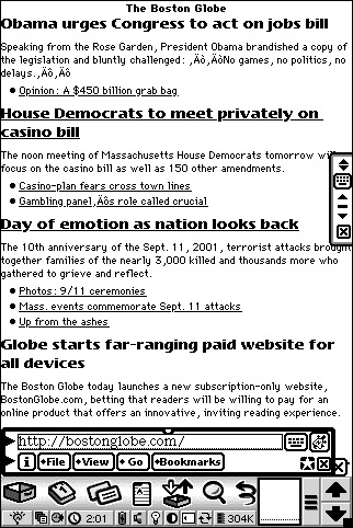 HTML5 vs Newton: The Boston Globe
