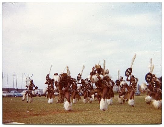 Zulu dancers in Durban, where I lived as a kid