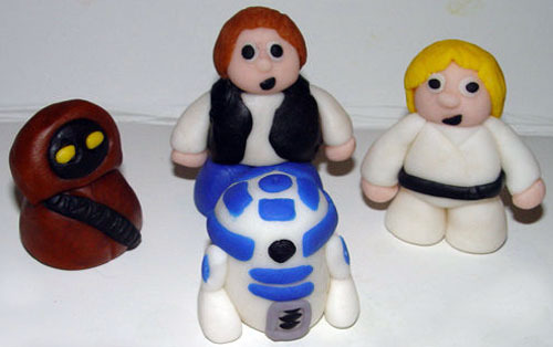 Star Wars Inspired Fondant Cake Toppers