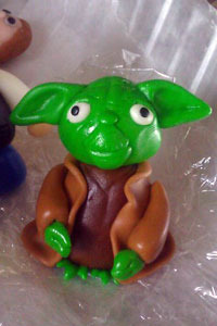 Star Wars Inspired Yoda Fondant Cake Topper