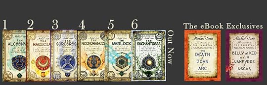 The Secrets of the Immortal Nicholas Flamel series so far