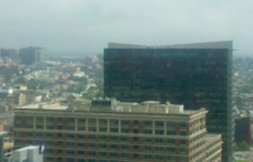 Accept One, the roof of constellation building in Baltimore