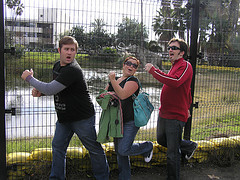 Scooby Crew Running from the La Brea Monster