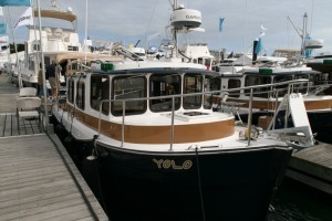 Ranger Tug at Newport Boat Show -- Photo by Tom Tripp