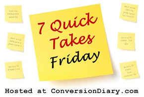 7 quick takes sm1 7 Quick Takes Friday (vol. 171)
