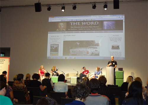 presentation Emerging Writers Festival, Digital Writing Conference, Brisbane