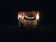 sukkah by night