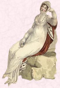 Regency Lady In Regency Dress
