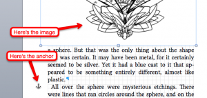 An Anchor hanging out with some friends in a different paragraph.