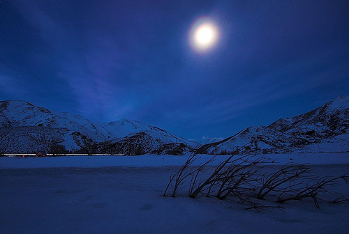 frozen lake