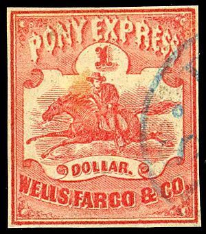 Pony Express Stamp, 1860