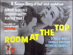 Poster showing film's X certificate