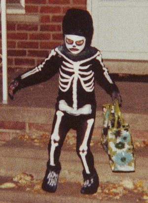 Photo of a Halloween trick-or-treater, Redford...