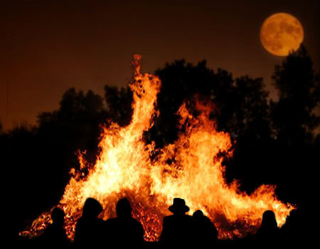 bonfire More than candy the real history of Halloween