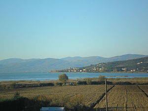 Lake Trasimeno view, Umbria (Italy)