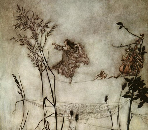 The Fairies do Exquisite Dancing by Arthur Rackham