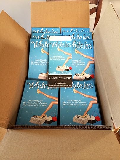 My new book and bookmarks, all ready for my book signing!
