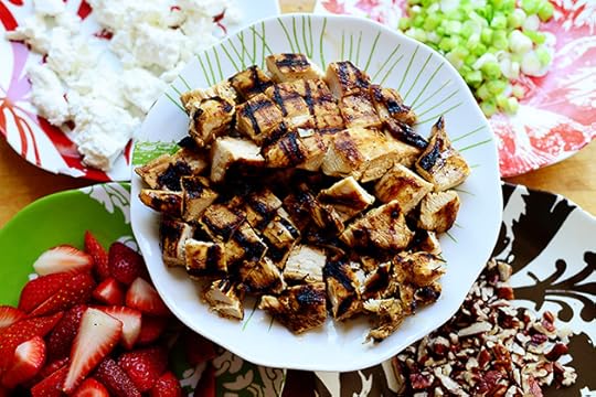 Grilled Chicken & Strawberry Wrap