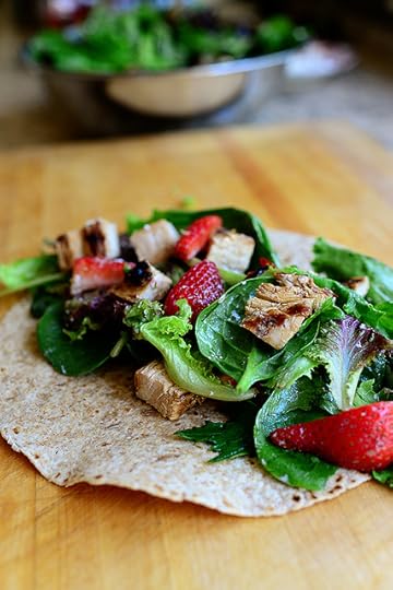 Grilled Chicken & Strawberry Wrap
