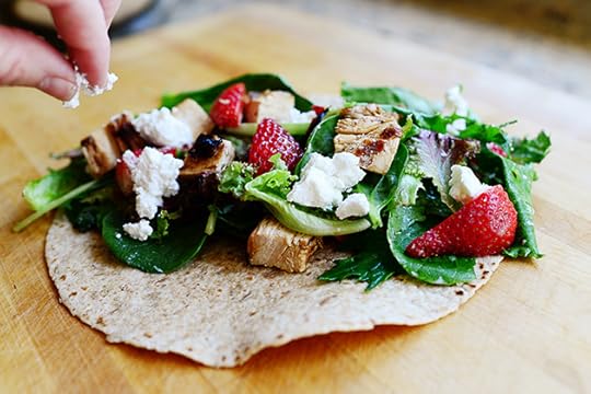 Grilled Chicken & Strawberry Wrap