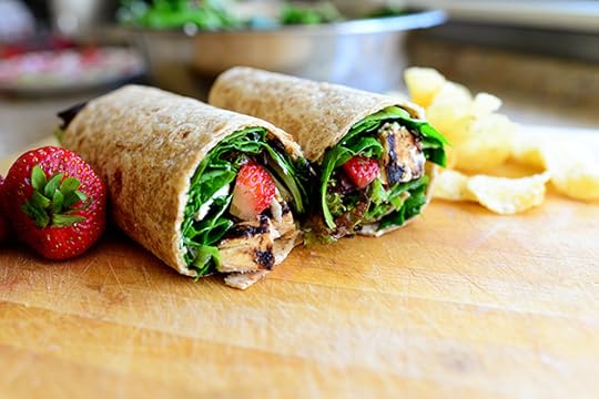 Grilled Chicken & Strawberry Wrap