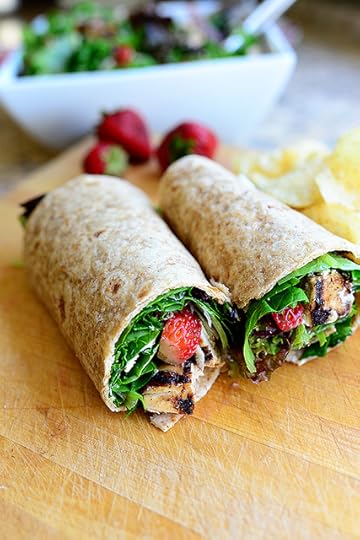 Grilled Chicken & Strawberry Wrap