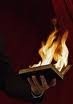 burning book