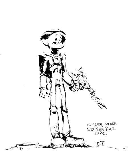 Inktoberfest - TenNapel inking stuff