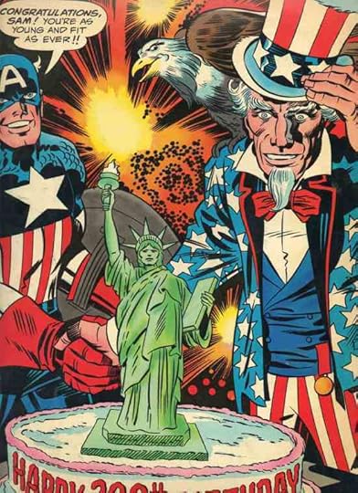 By Jack Kirby, from Captain America's Bicentennial Battles