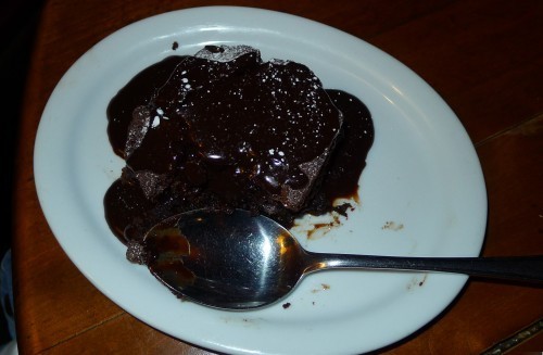 Really serious brownie. The only acceptable brownie for publication day.